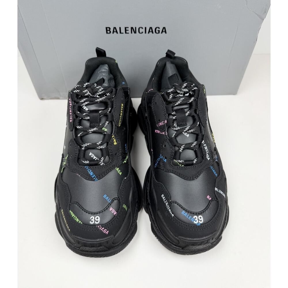 Size 39EU/6US - Balenciaga Triple S Multicolor Logo Sneakers🎨 New/Retail $1K! - Picture 3 of 9